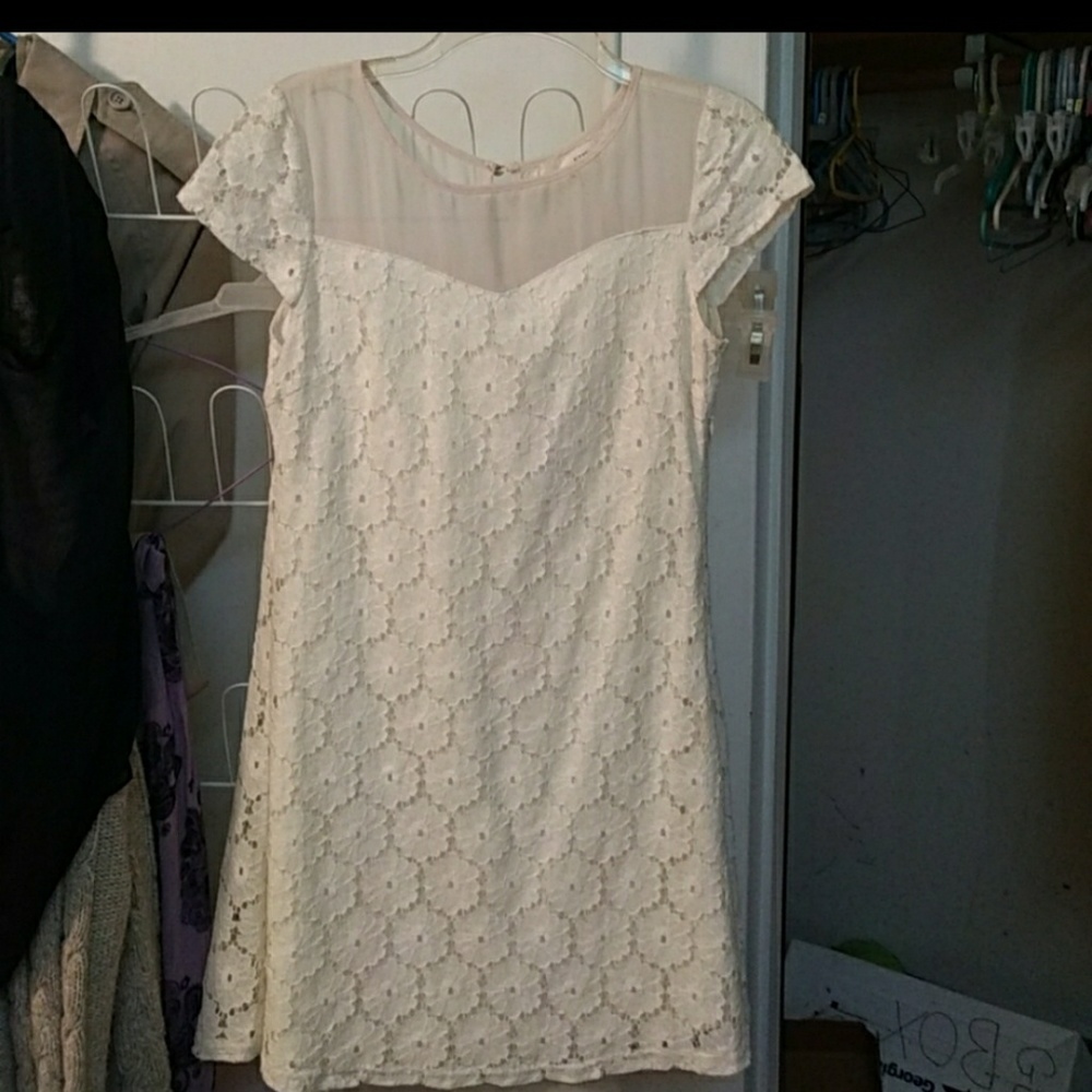 A'reve Lace and sheer Dress